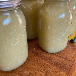 Home canned Leek and Potato Soup