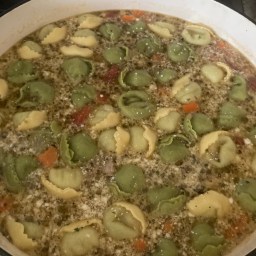 Sweet Italian Sausage Tortellini Soup